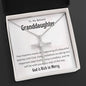 Granddaughter Baptism Necklace Gift | Christening, Baptism, Confirmation, Cubic Zrconia Cross Necklace in Gift Box from Grandmother