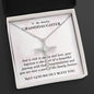 Granddaughter Baptism Necklace Gift | Christening, Baptism, Confirmation, Cubic Zrconia Cross Necklace in Gift Box from Grandmother