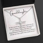 Granddaughter Baptism Necklace Gift | Christening, Baptism, Confirmation, Cubic Zrconia Cross Necklace in Gift Box from Grandmother