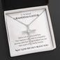 Granddaughter Baptism Necklace Gift | Christening, Baptism, Confirmation, Cubic Zrconia Cross Necklace in Gift Box from Grandmother