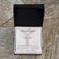Granddaughter First Communion Gift | Christening, Baptism, Confirmation, Cubic Zrconia Cross Necklace in Gift Box from Grandmother