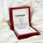 Granddaughter Baptism Necklace Gift | Christening, Baptism, Confirmation, Cubic Zrconia Cross Necklace in Gift Box from Grandmother