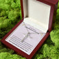 Granddaughter First Communion Gift | Christening, Baptism, Confirmation, Cubic Zrconia Cross Necklace in Gift Box from Grandmother