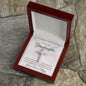 Granddaughter First Communion Gift | Christening, Baptism, Confirmation, Cubic Zrconia Cross Necklace in Gift Box from Grandmother