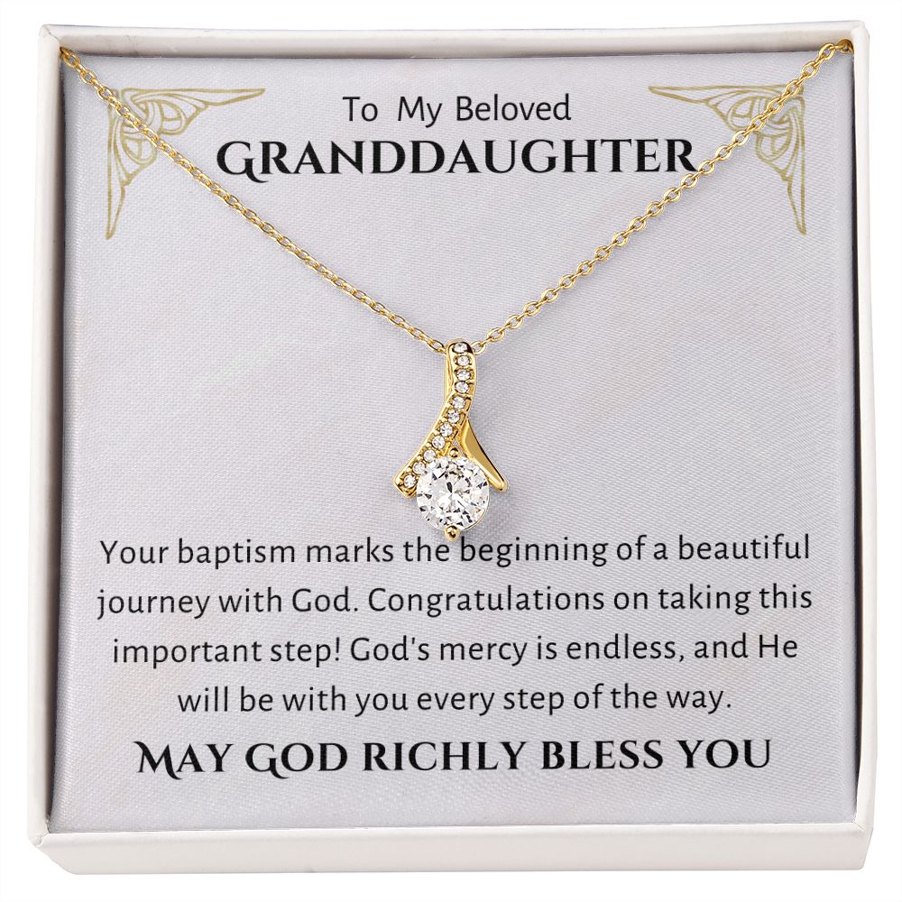 Baptism Gift Girl Present From Grandparents | Granddaughter Christening Gift | Christening Gift Present for Granddaughter
