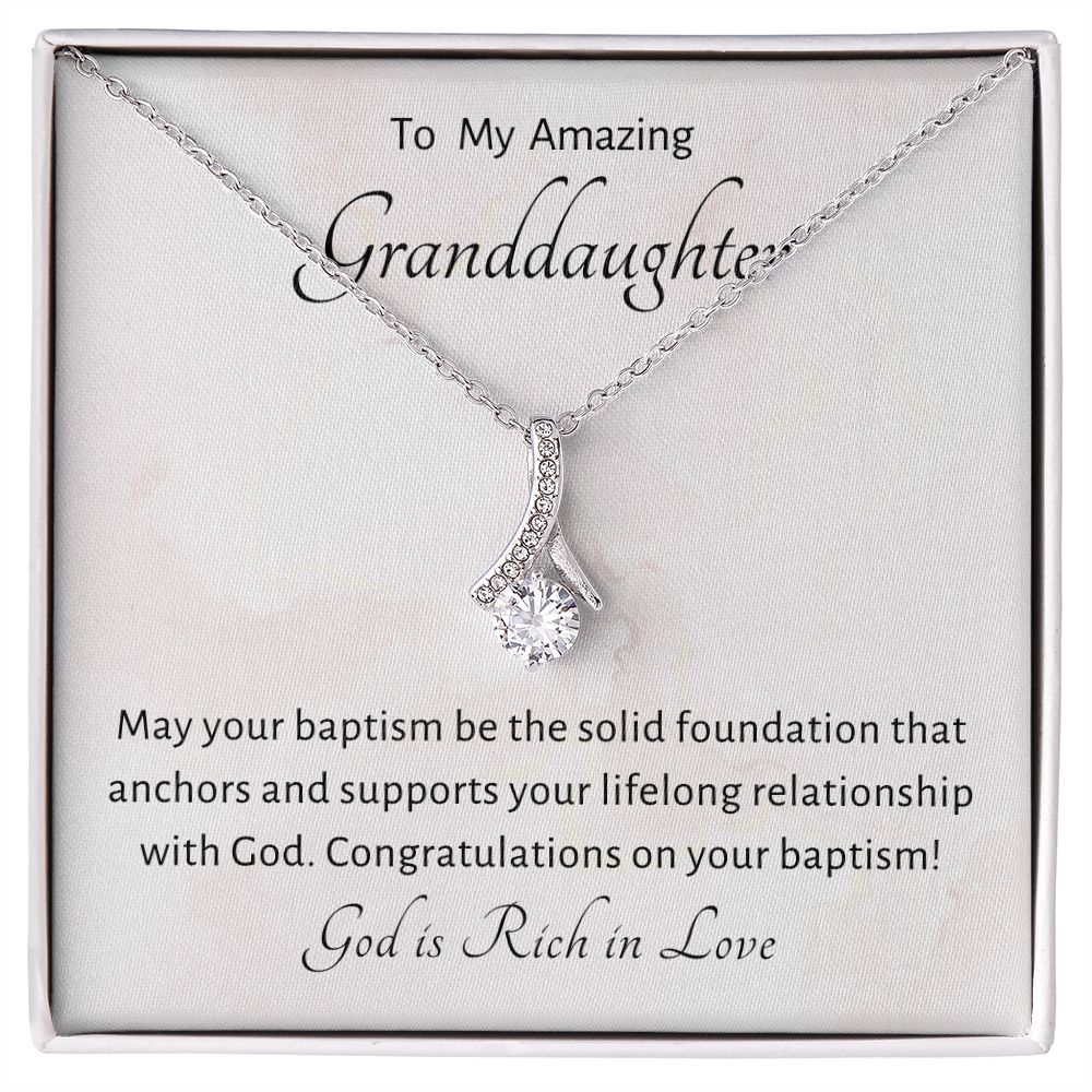Baptism Gift Girl Present From Grandparents | Granddaughter Christening Gift | Christening Gift Present for Granddaughter