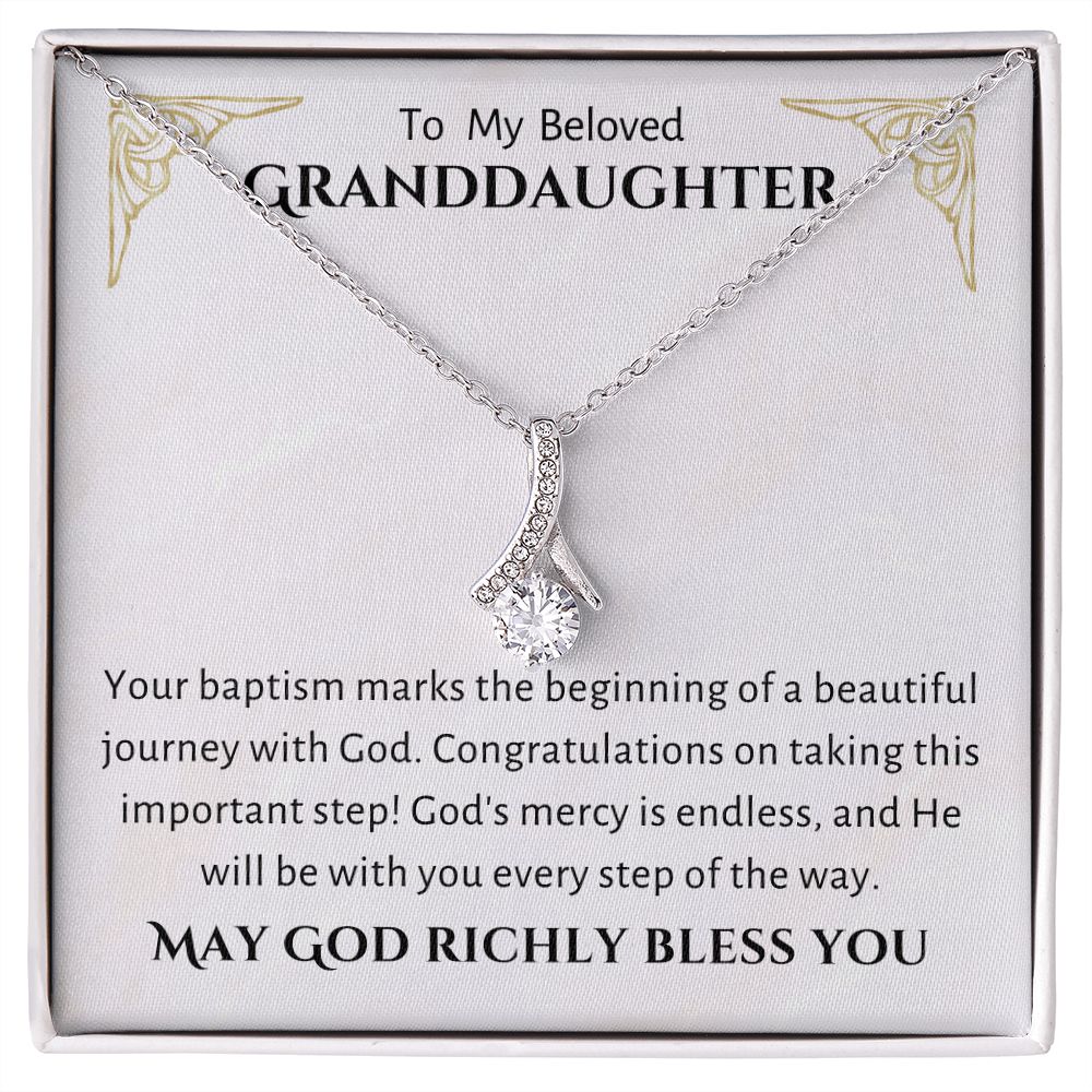 Baptism Gift Girl Present From Grandparents | Granddaughter Christening Gift | Christening Gift Present for Granddaughter