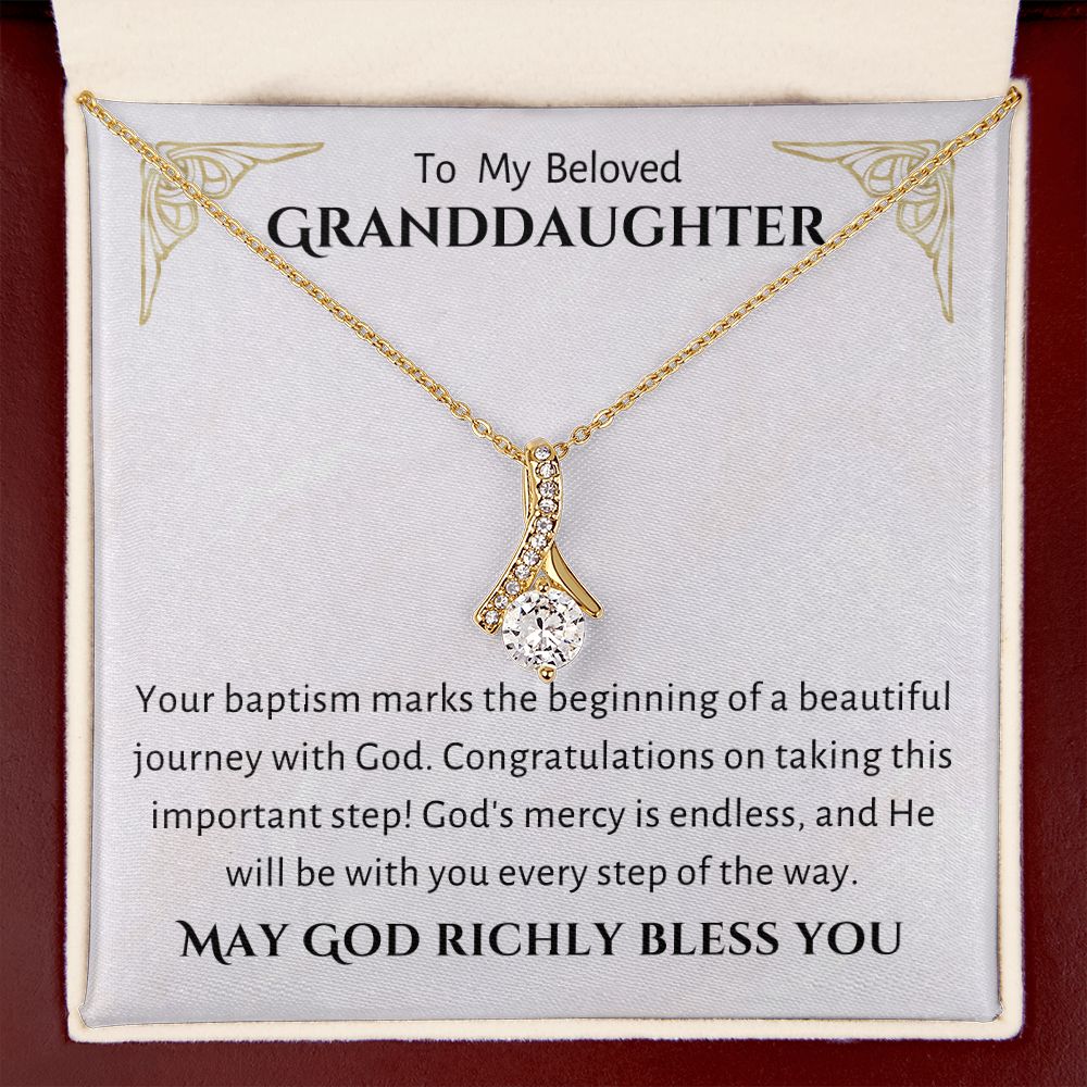 Baptism Gift Girl Present From Grandparents | Granddaughter Christening Gift | Christening Gift Present for Granddaughter