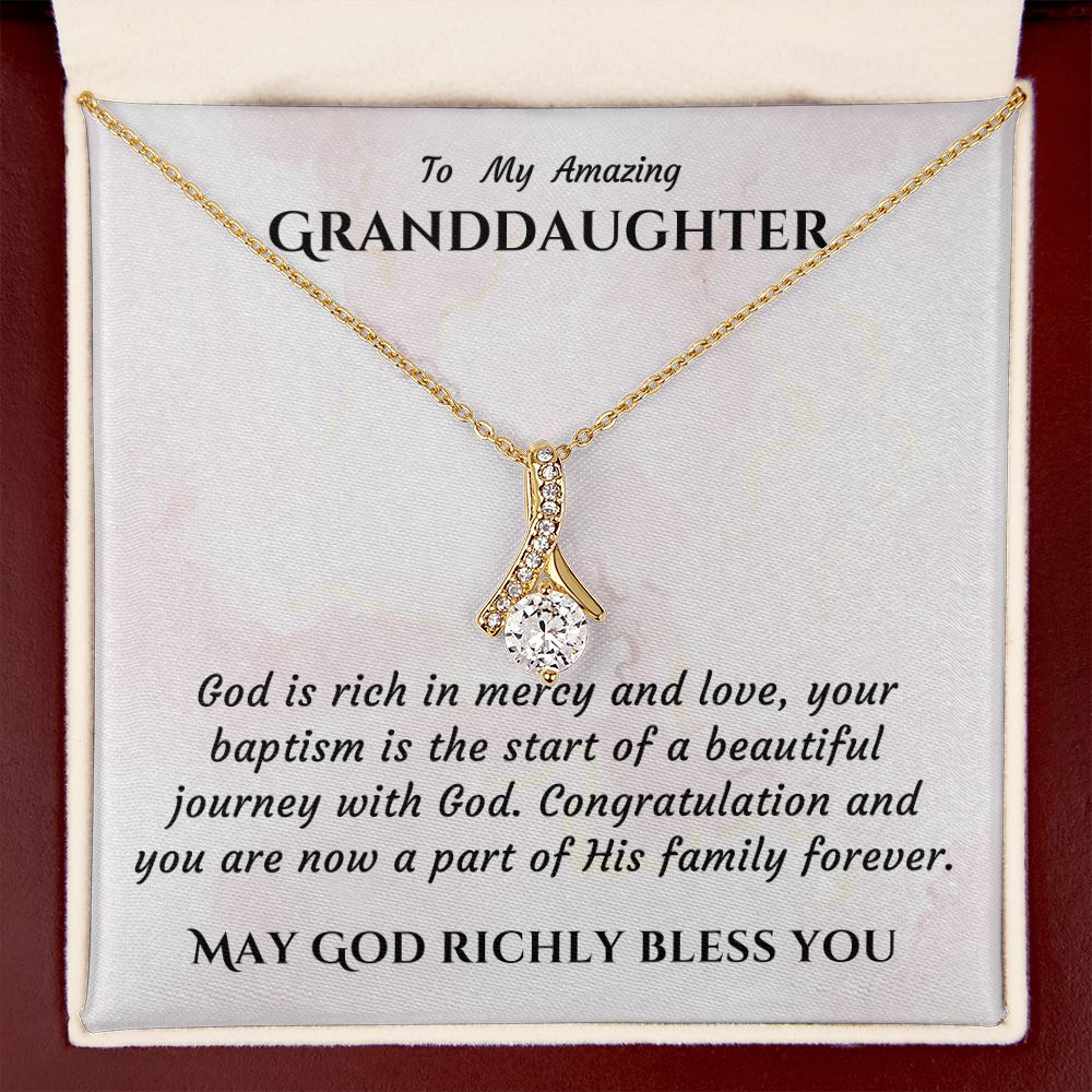Baptism Gift Girl Present From Grandparents | Granddaughter Christening Gift | Christening Gift Present for Granddaughter