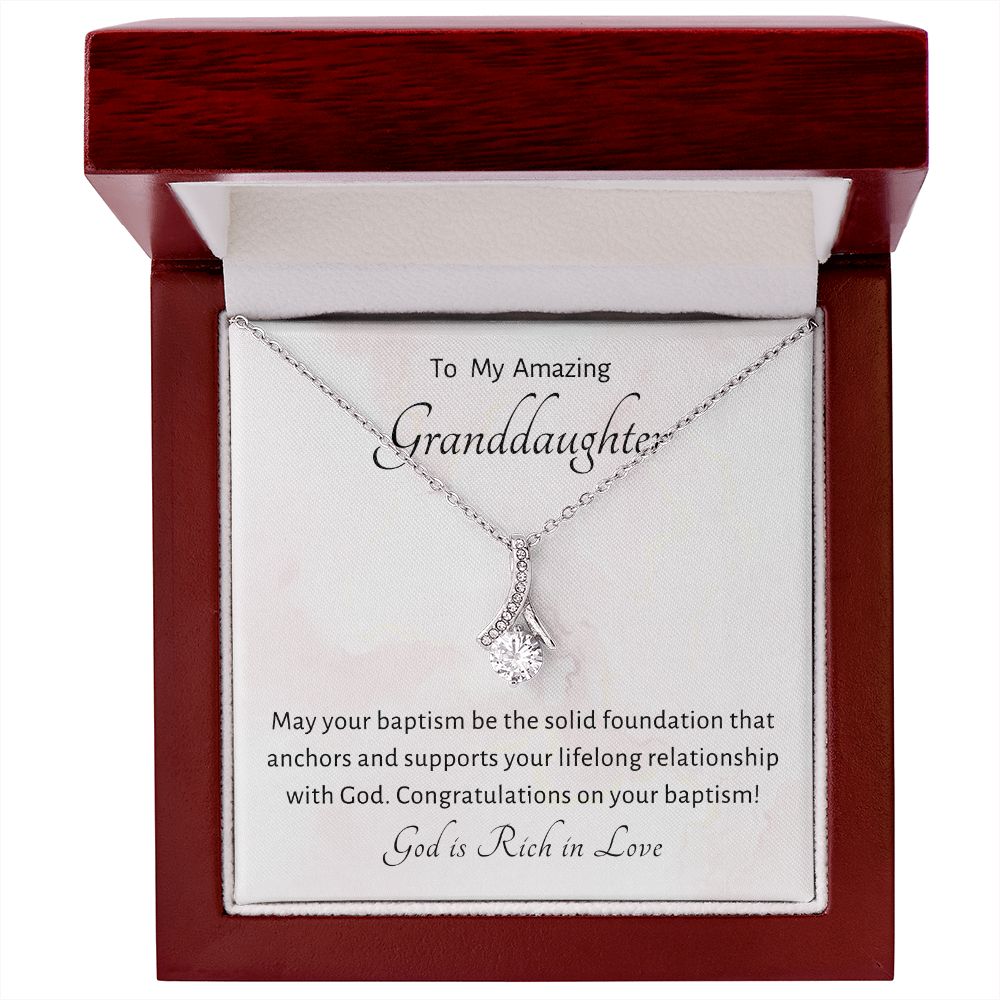 Baptism Gift Girl Present From Grandparents | Granddaughter Christening Gift | Christening Gift Present for Granddaughter