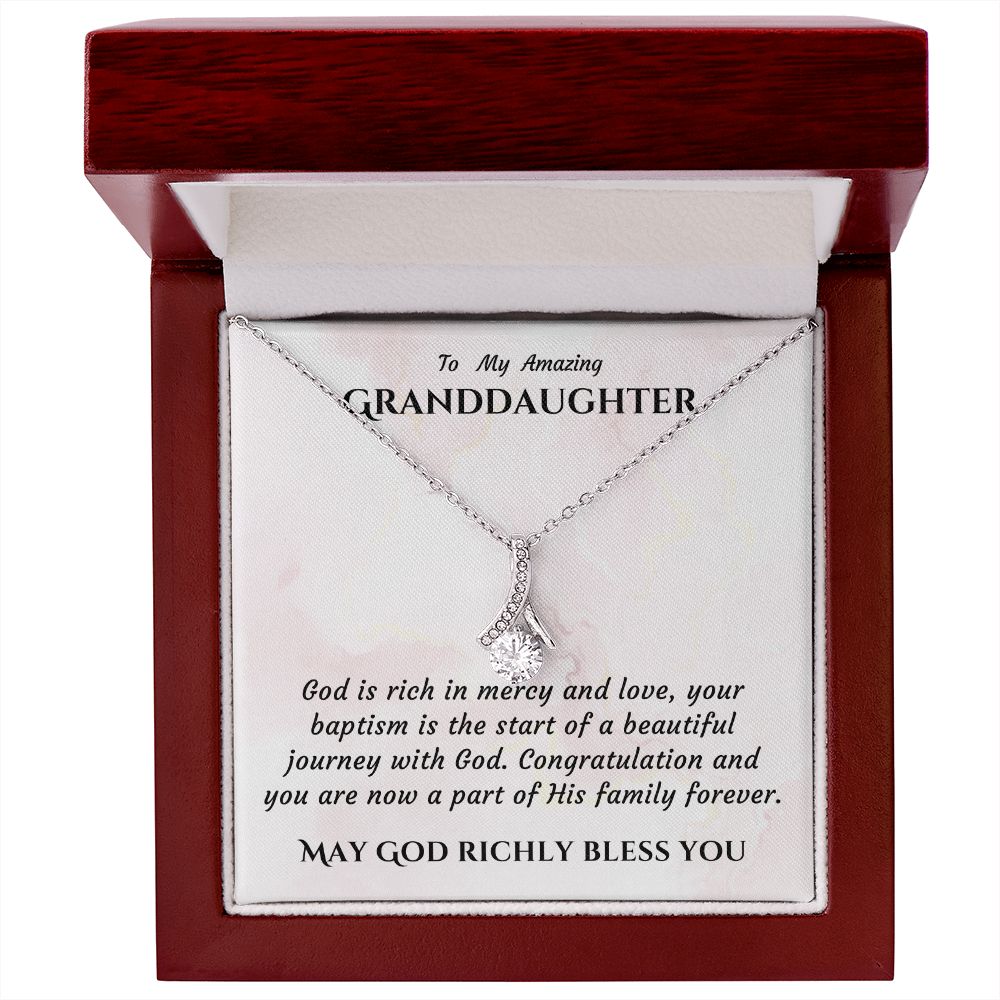 Baptism Gift Girl Present From Grandparents | Granddaughter Christening Gift | Christening Gift Present for Granddaughter
