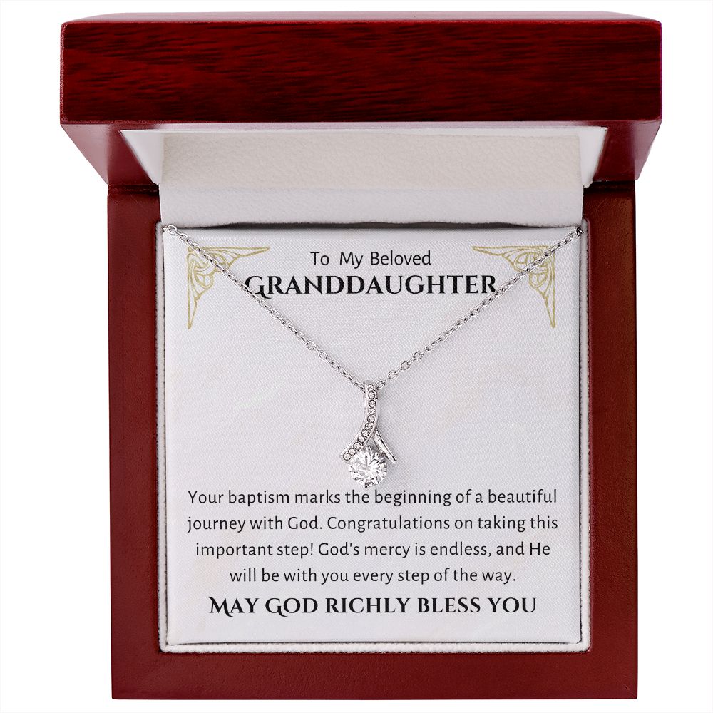 Baptism Gift Girl Present From Grandparents | Granddaughter Christening Gift | Christening Gift Present for Granddaughter