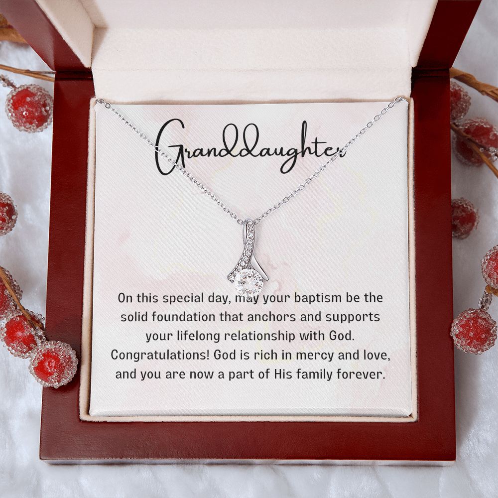 Baptism Gift Girl Present From Grandparents | Granddaughter Christening Gift | Christening Gift Present for Granddaughter
