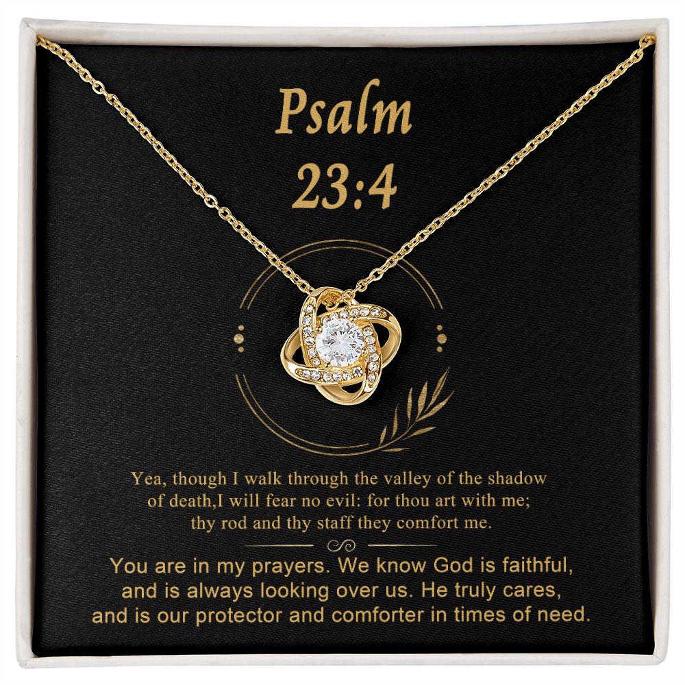 Psalm 23 Encouraging Her | Bible Verse Pendant | Christian Necklaces | Christian Jewelry For Women | Religious Gift For Her | Scripture Necklace