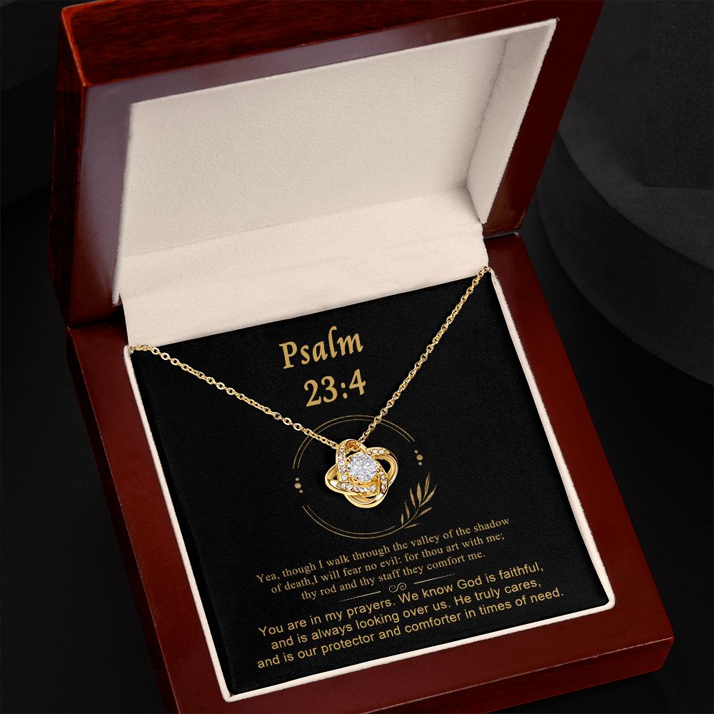 Psalm 23 Encouraging Her | Bible Verse Pendant | Christian Necklaces | Christian Jewelry For Women | Religious Gift For Her | Scripture Necklace