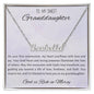 4 Personalized Name Necklace with Message Card