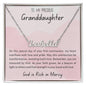 6 Personalized Name Necklace with Message Card