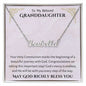 Granddaughter First Communion Gift | Confirmation Gift Present for Granddaughter | Holy Confirmation Gift Girl Present From Grandparents