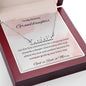 14 Personalized Name Necklace with Message Card