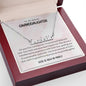 1 Personalized Name Necklace with Message Card