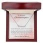 8 Personalized Name Necklace with Message Card