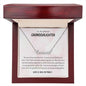 1 Personalized Name Necklace with Message Card