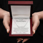 2 Personalized Name Necklace with Message Card