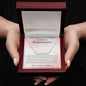 8 Personalized Name Necklace with Message Card