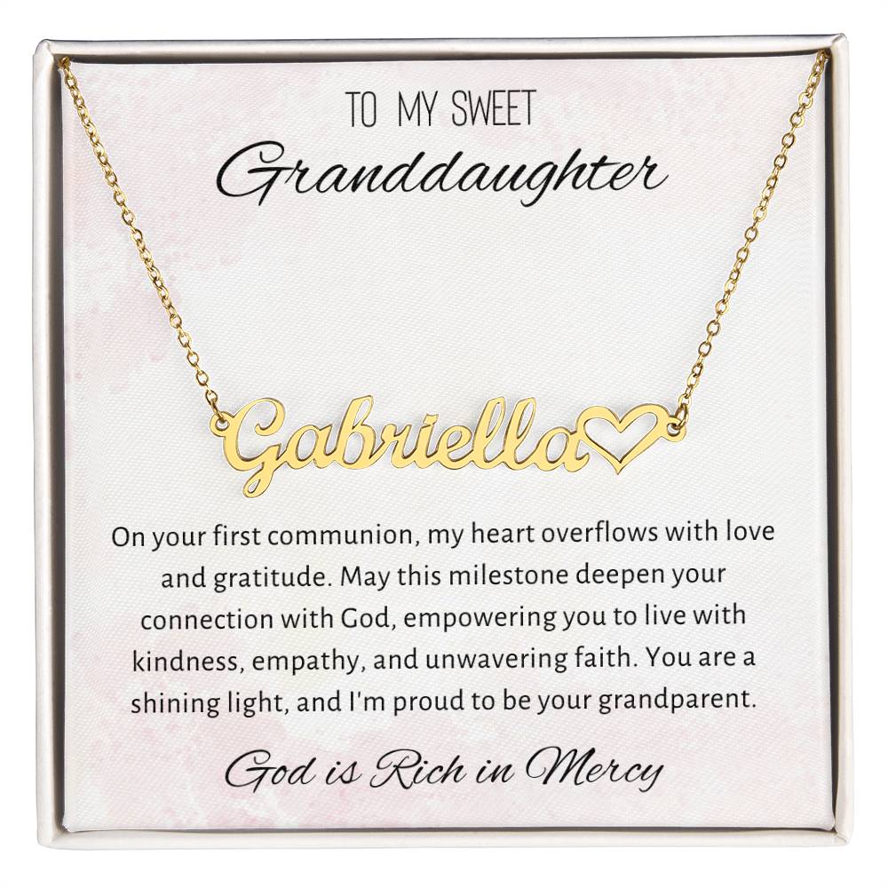 2 Heart Name Necklace