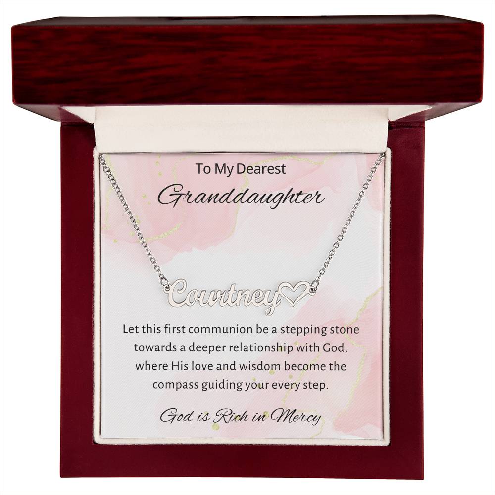 14 Heart Name Necklace