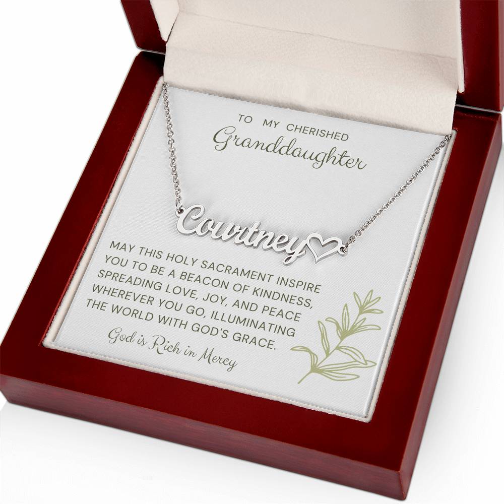 15 Heart Name Necklace