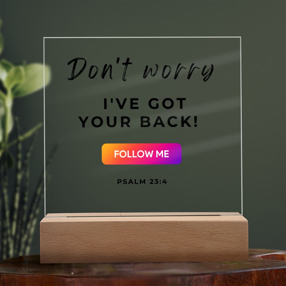 2 Square Acrylic Plaque 2023