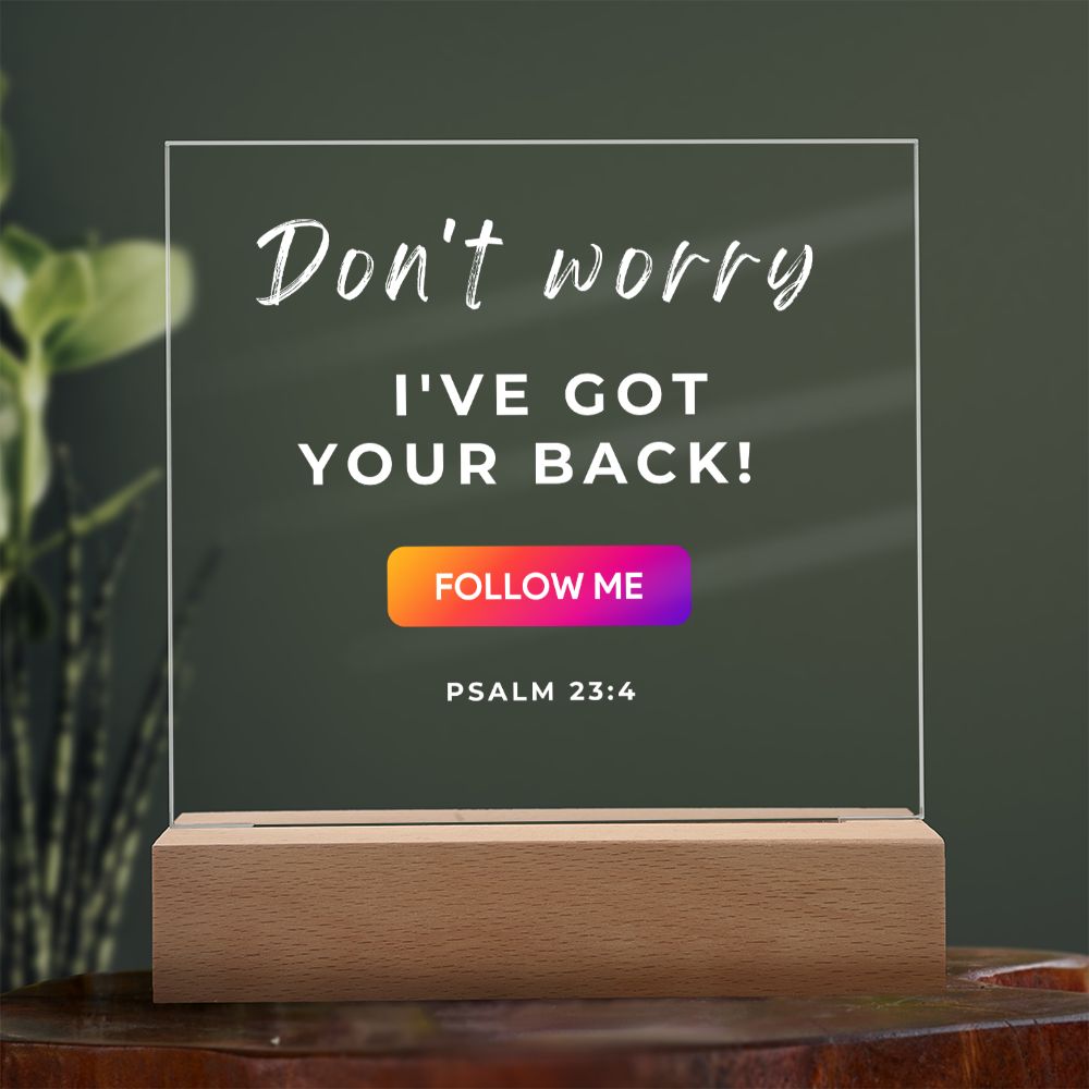 12 Square Acrylic Plaque 2023