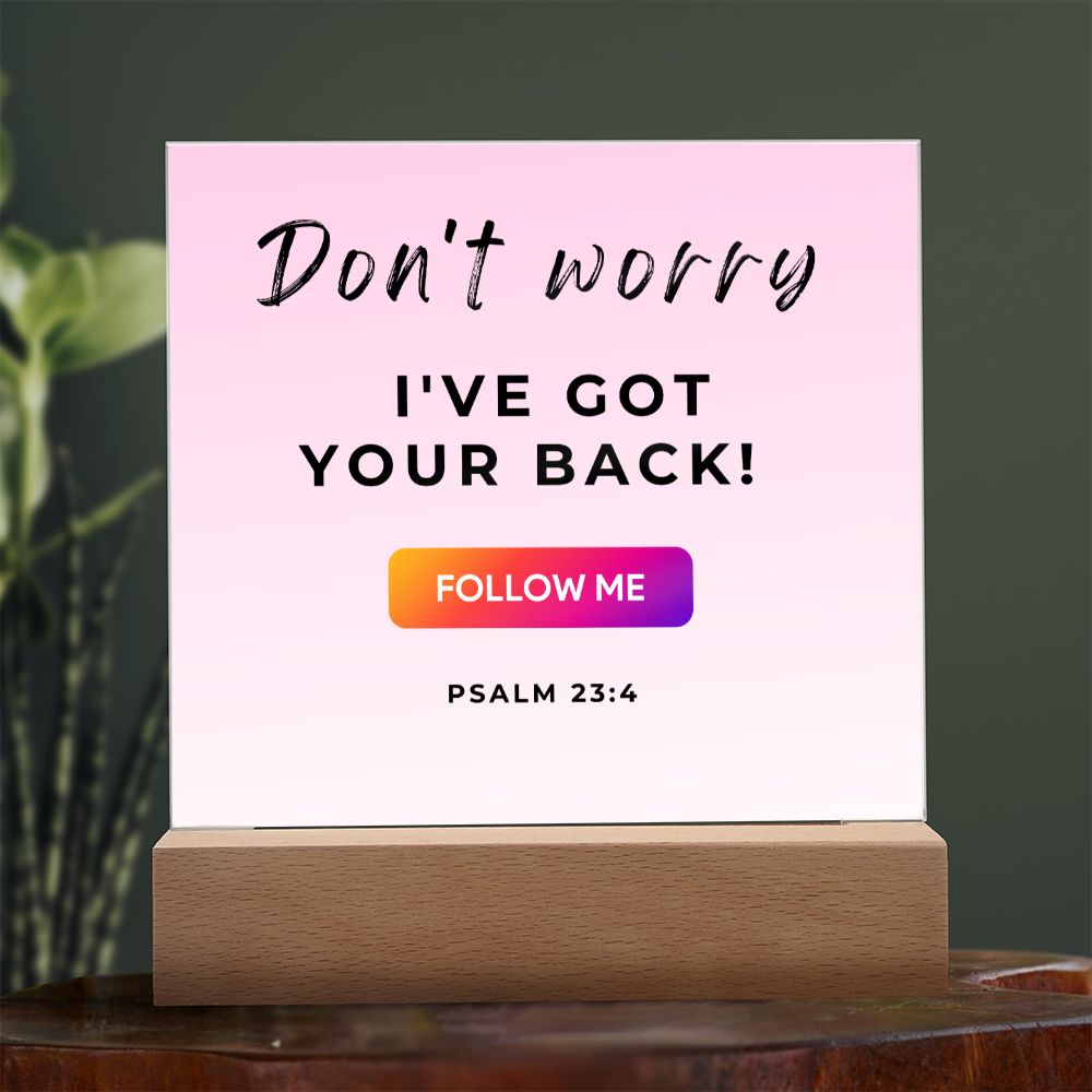 22 Square Acrylic Plaque 2023