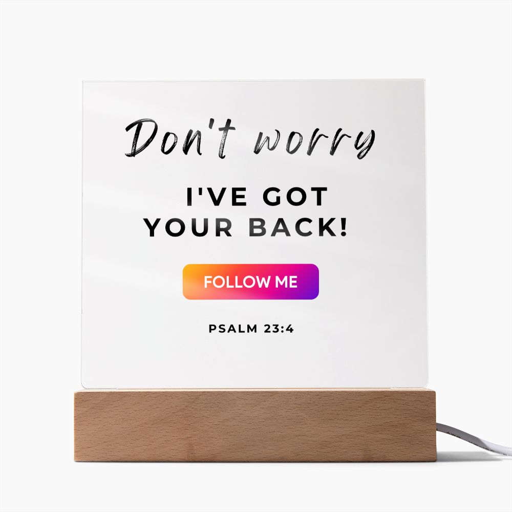2 Square Acrylic Plaque 2023