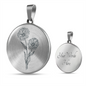April Birth Flower Necklace