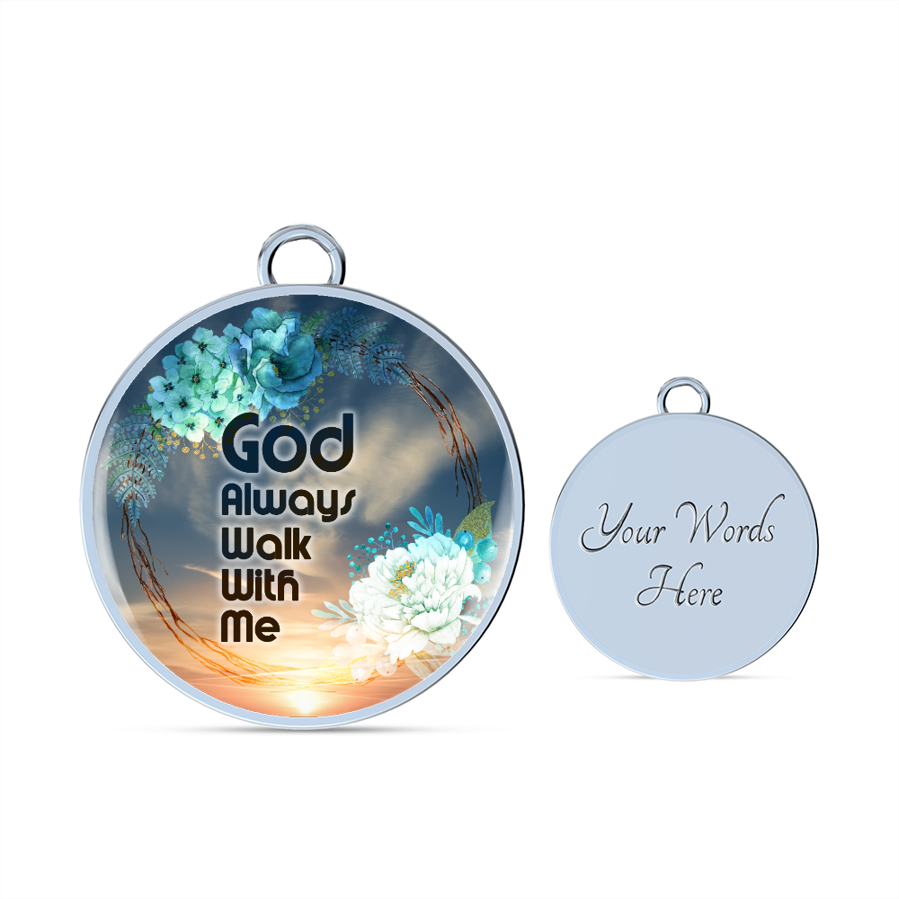 2020-02-20 (God Always Walk With Me) (1) Bracelet Circle