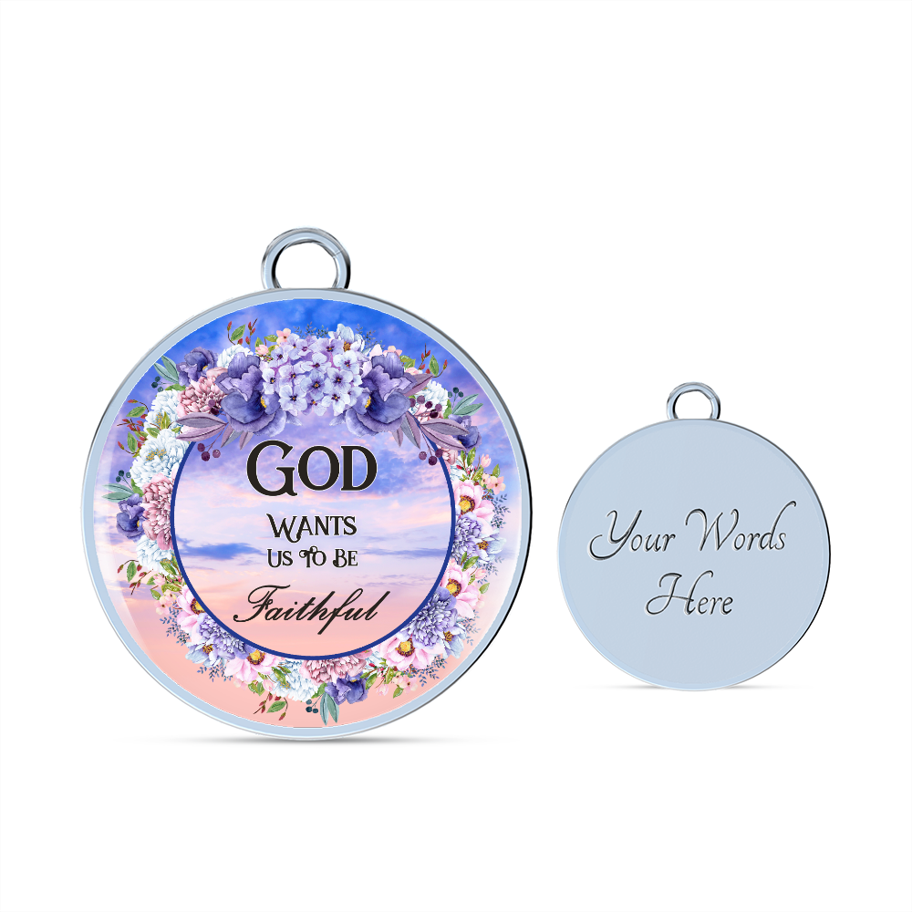 2020-03-09 (God Wants Us To Be Faithful) Bracelet Circle
