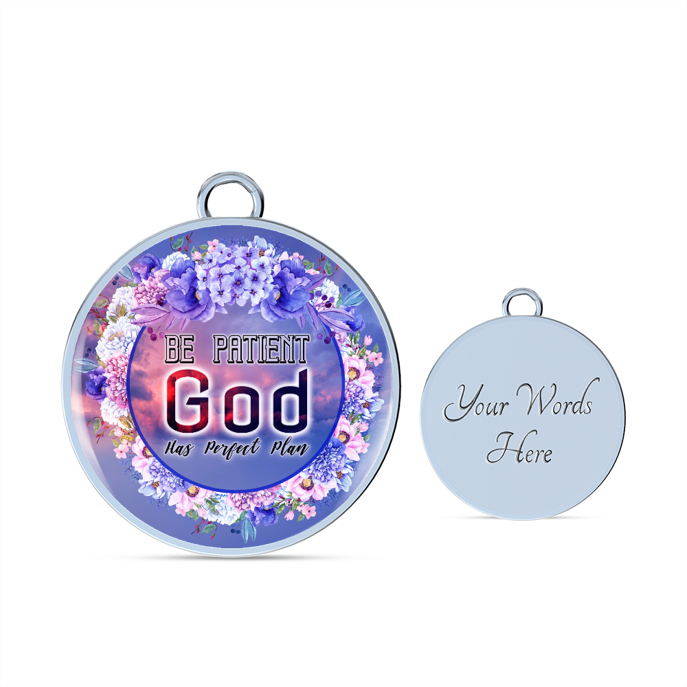 2020-04-25 (Be Patient. God Has Perfect Plan) Bracelet Circle