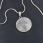 February Birth Flower Necklace