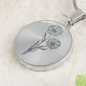 April Birth Flower Necklace