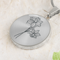 March Birth Flower Necklace