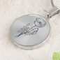August Birth Flower Necklace