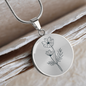 October Birth Flower Necklace