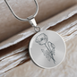 August Birth Flower Necklace