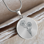 April Birth Flower Necklace