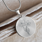 February Birth Flower Necklace