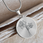 March Birth Flower Necklace