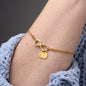 2022-04-28 GodMother (Wreath 1) Infinity Bracelet Yellow Gold Stainless Steel