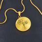 March Birth Flower Necklace